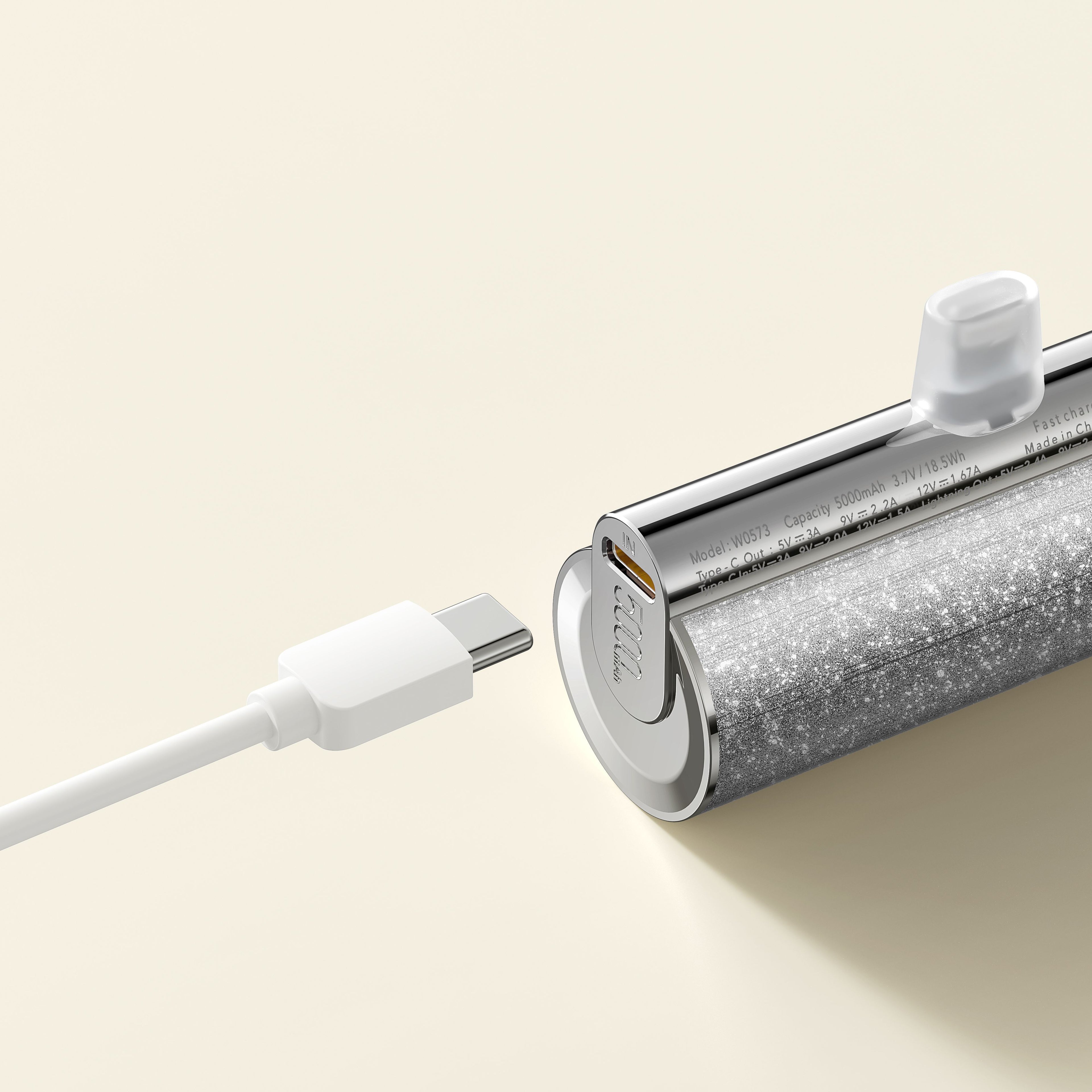 Lipstick 5,000mAh (USB-C or Lightning)