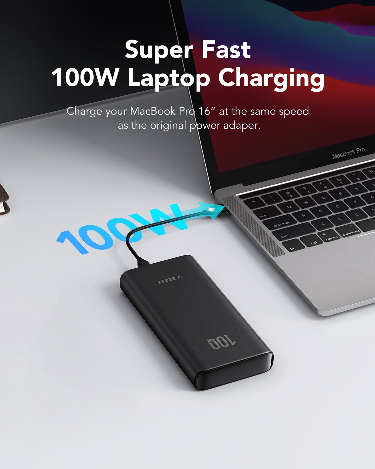 T100 20,000mAh Laptop Power Bank