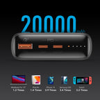 T100 20,000mAh Laptop Power Bank