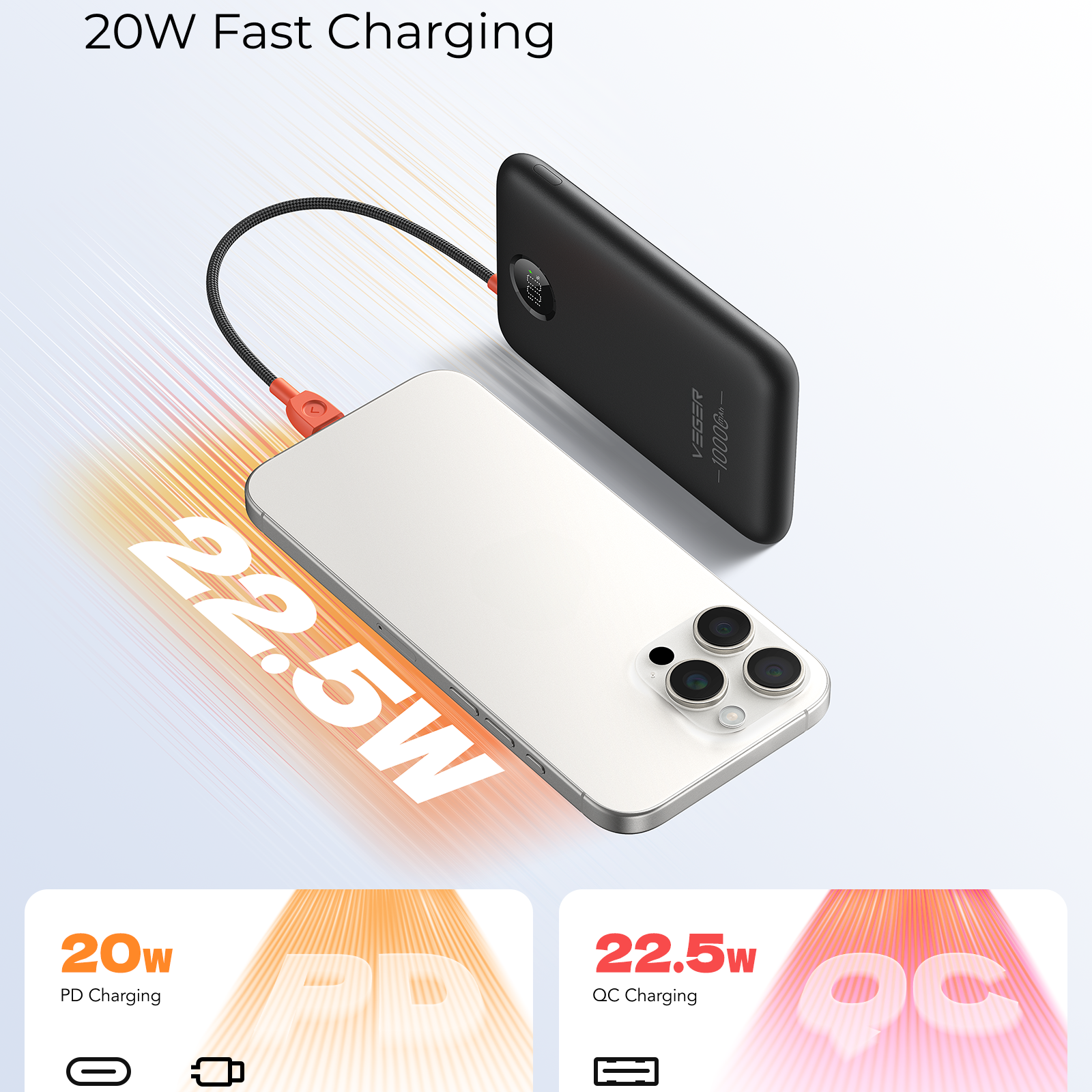K1C 10,000mAh Power Bank